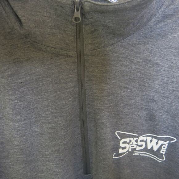 SONIC DRIVE IN National Convention Shirt Size XL Long Sleeve 1/4 Zip Gray - Picture 3 of 9